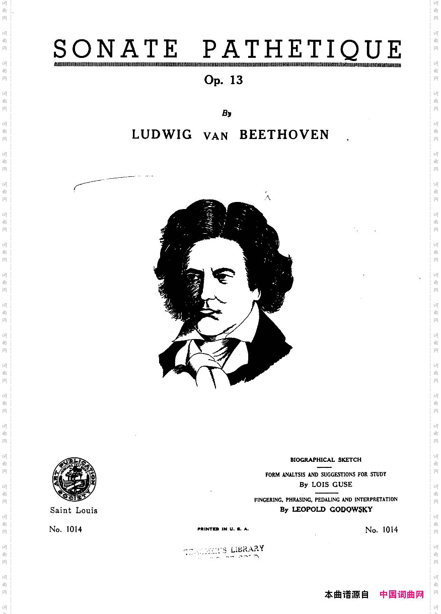 Beethoven-op13-PianoSonata‘Pathetique’ed.Godowsky