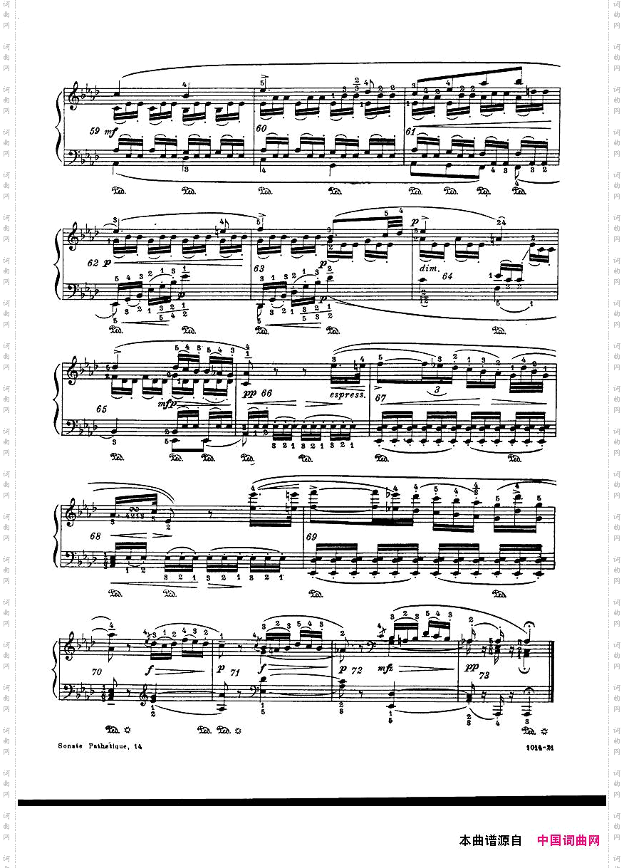 Beethoven-op13-PianoSonata‘Pathetique’ed.Godowsky