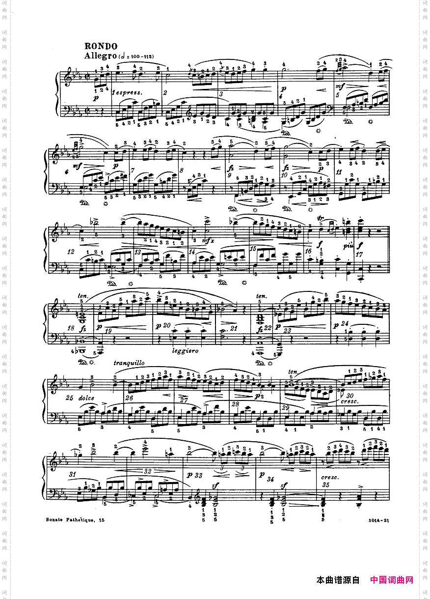Beethoven-op13-PianoSonata‘Pathetique’ed.Godowsky