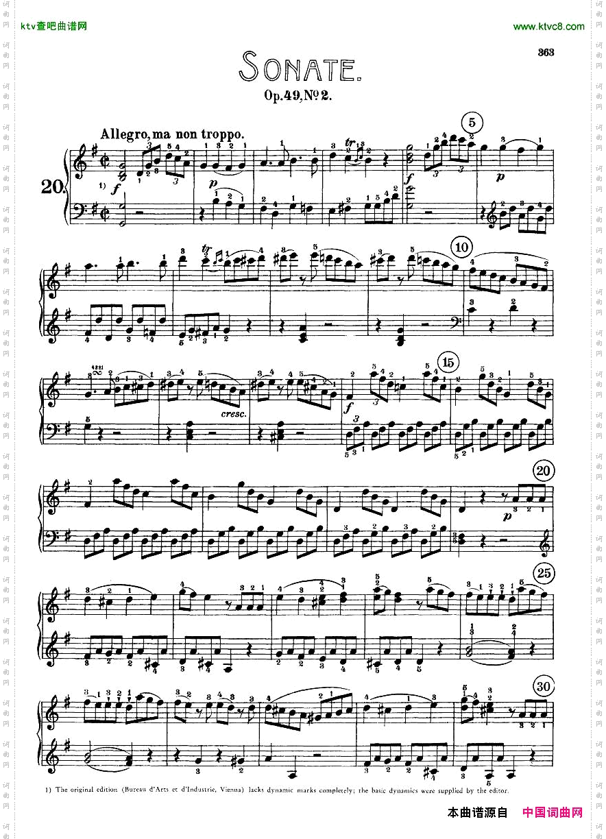 Beethoven-op49,no2-PianoSonata