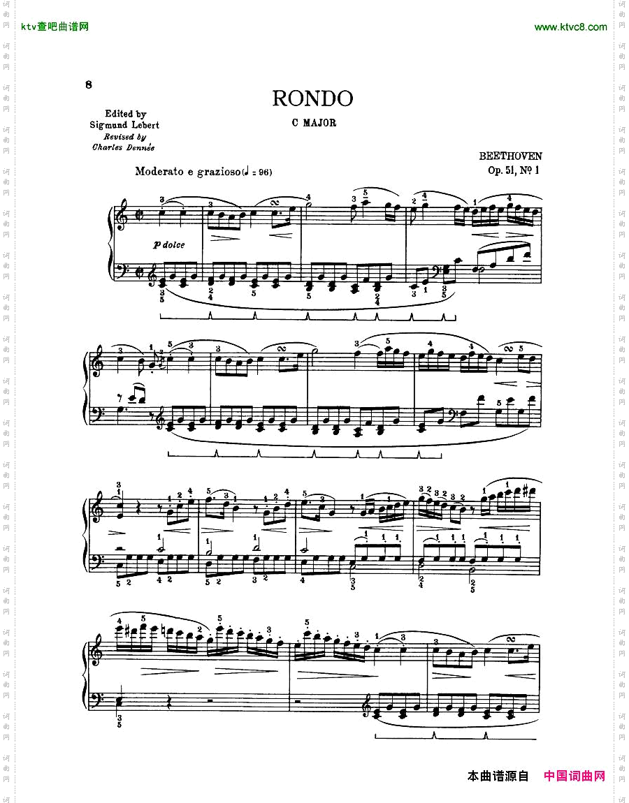 Beethoven-op51,no1-RondoinCmajor§