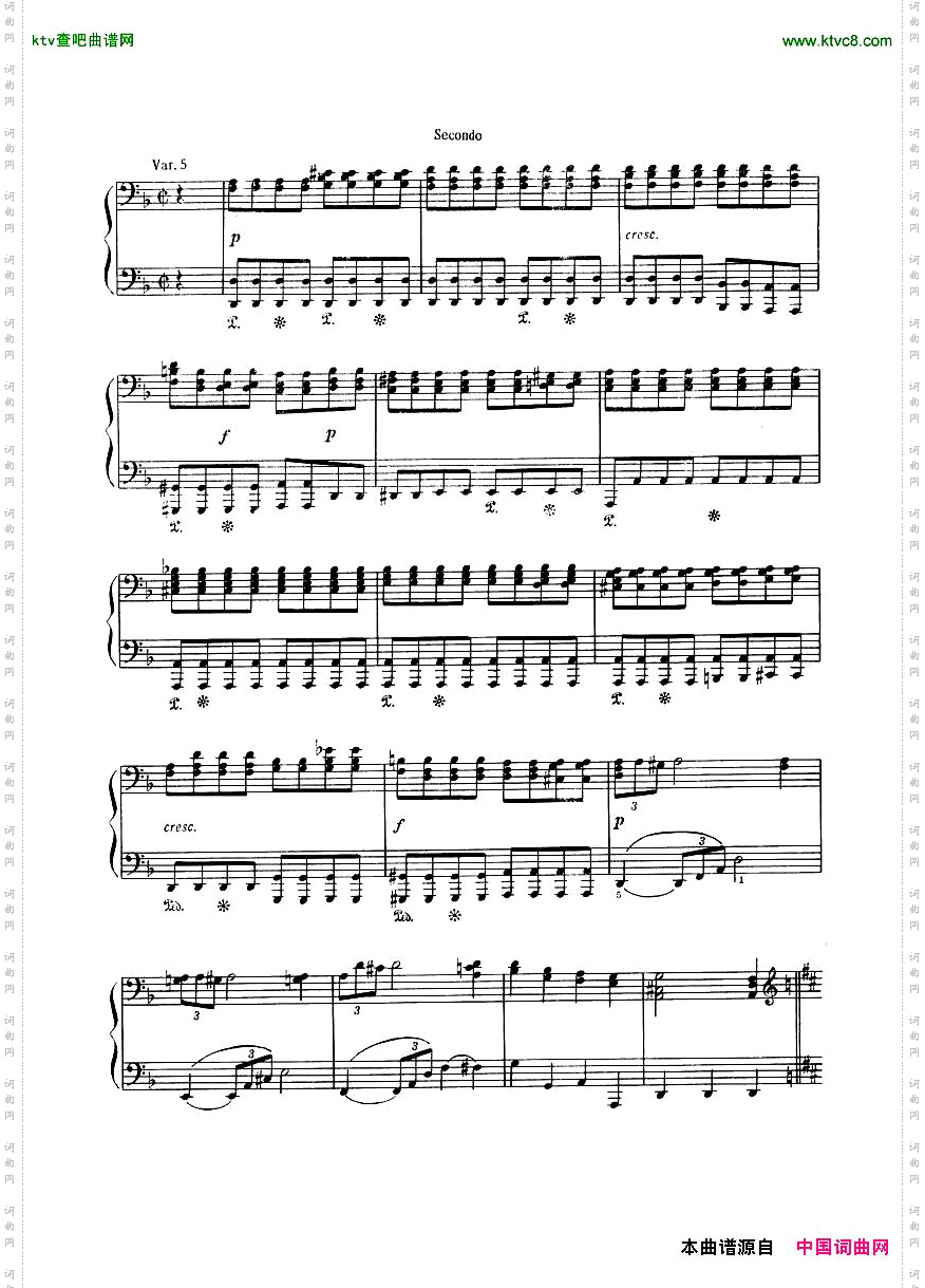 Beethoven-op74-SixVariations-4hands