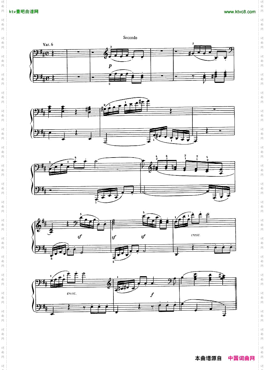 Beethoven-op74-SixVariations-4hands