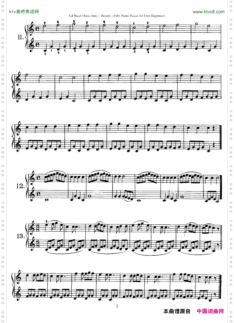 Berens-op70-50PianoPiecesforBeginners