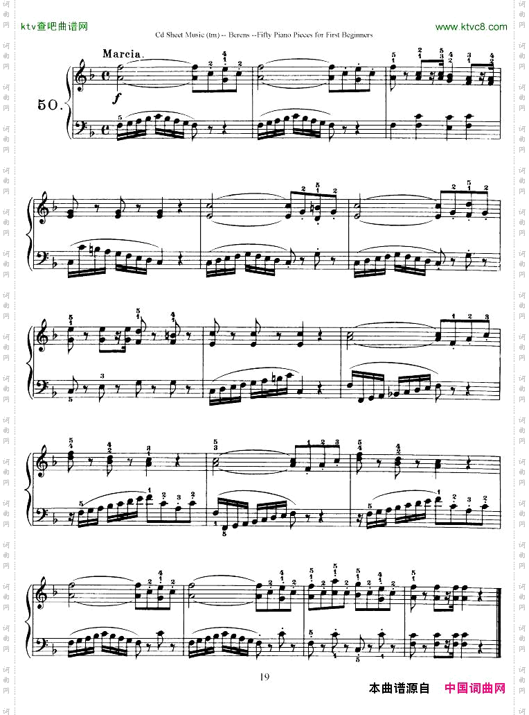 Berens-op70-50PianoPiecesforBeginners
