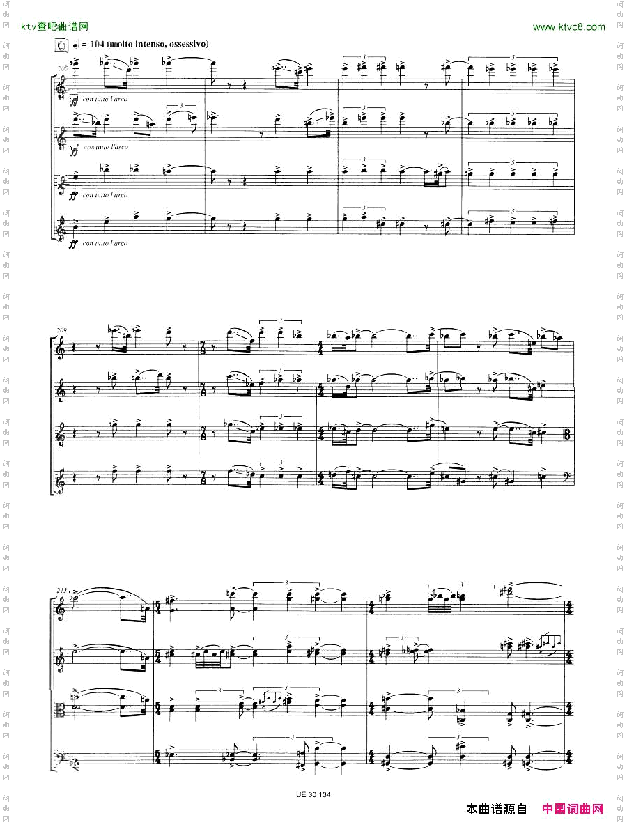 Berio-Notturno[StringQuartet-1993]一