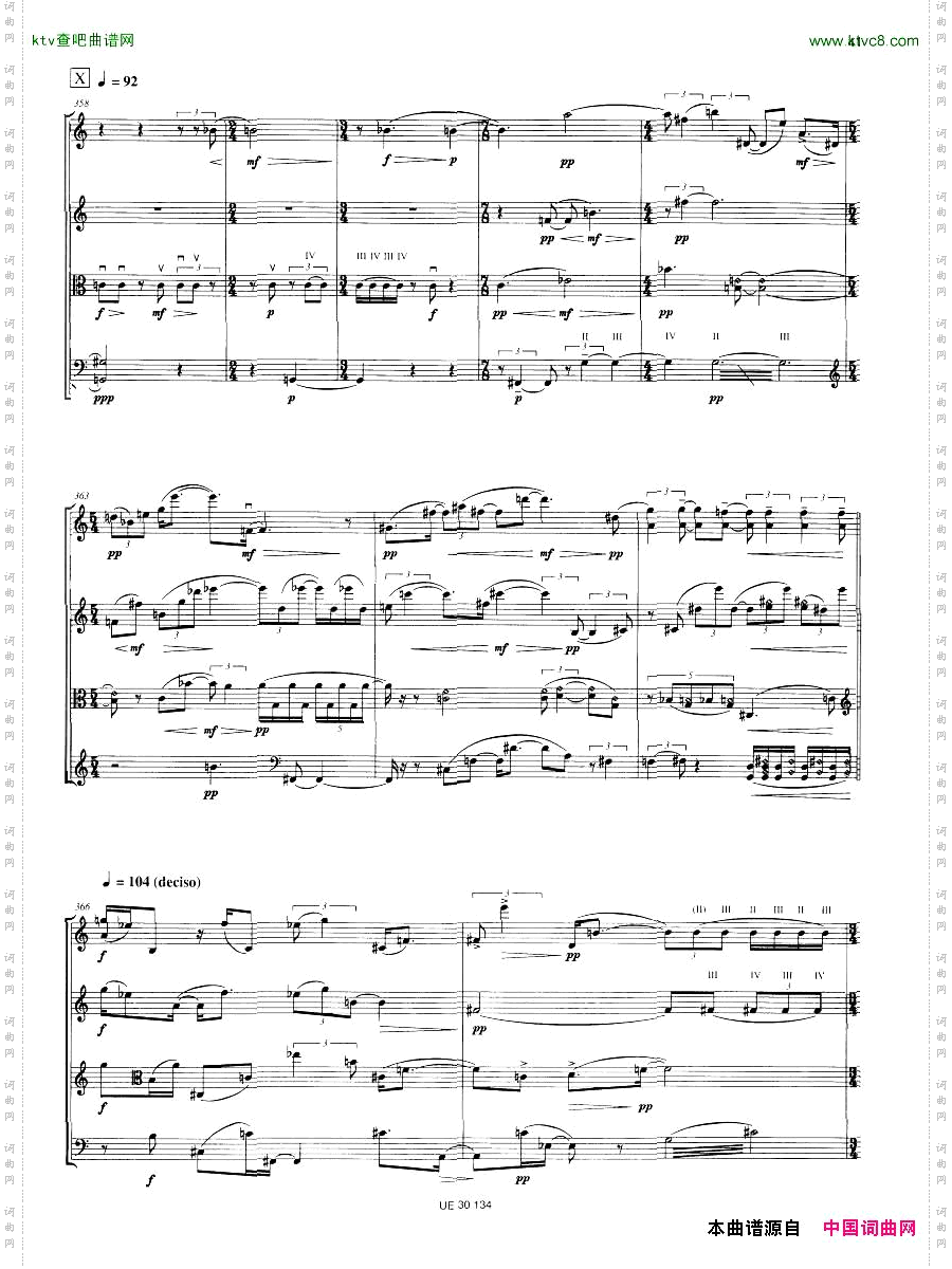 Berio-Notturno[StringQuartet-1993]一