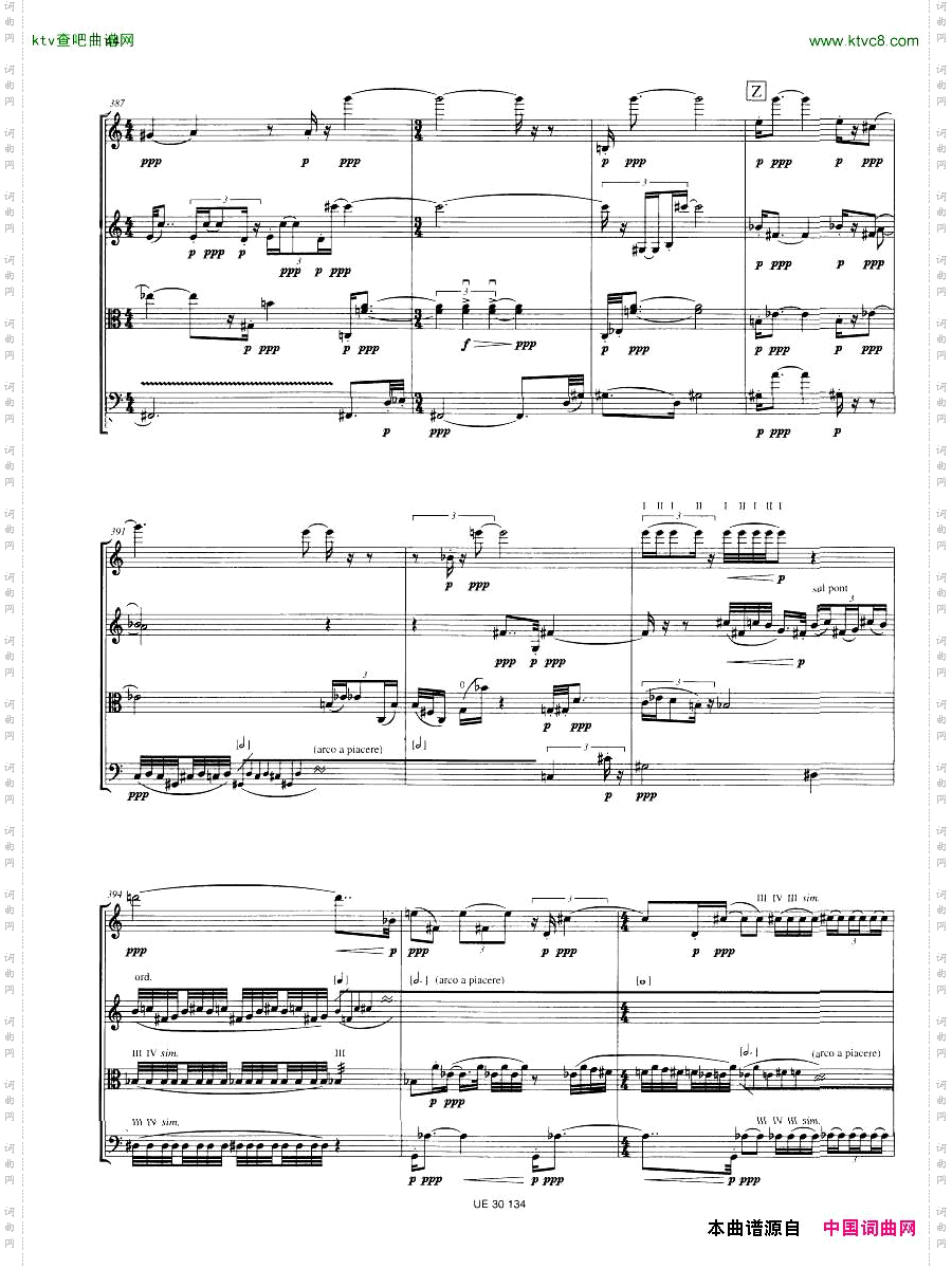 Berio-Notturno[StringQuartet-1993]二