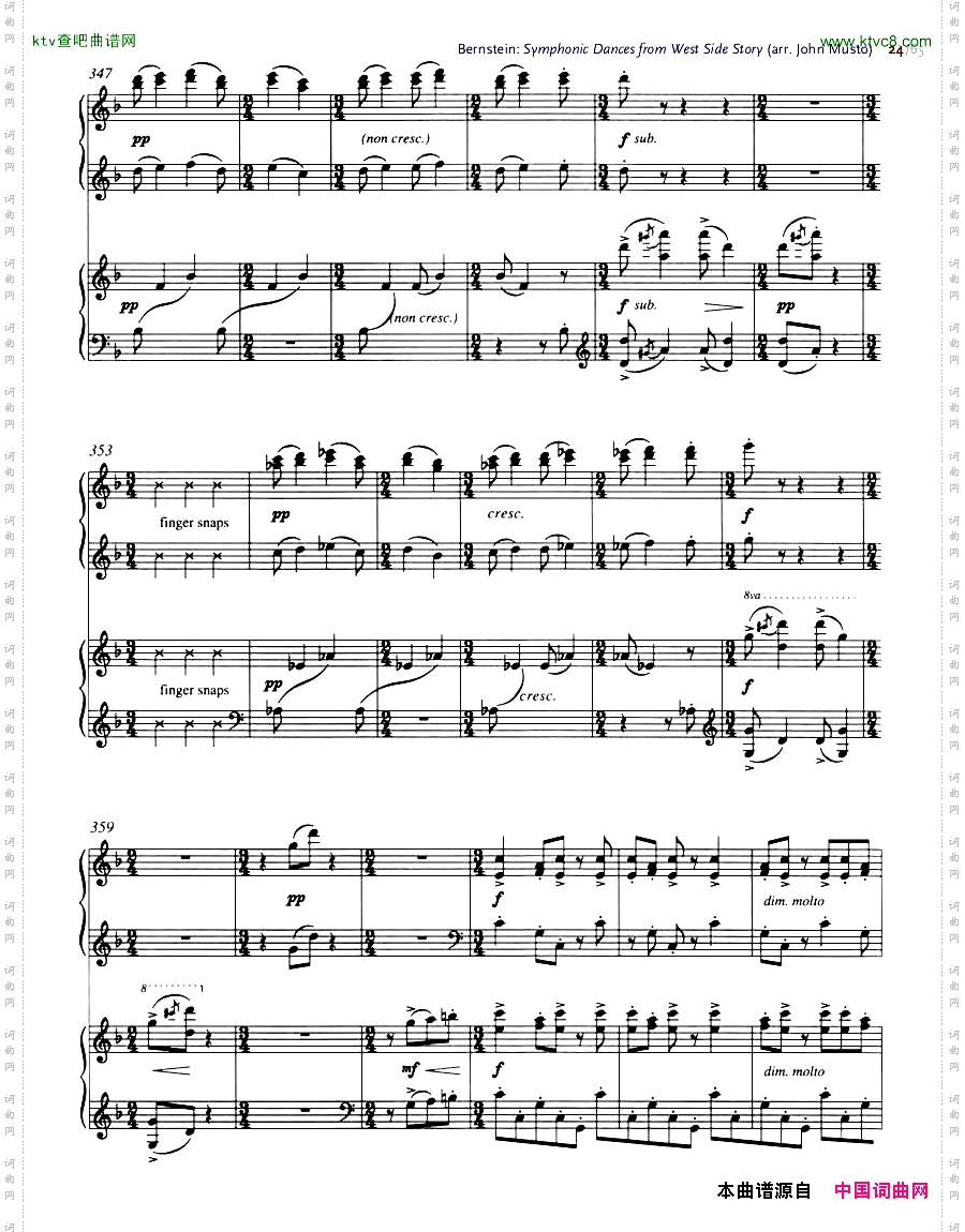 Bernstein-SymphonicDancesfromWSSarrtwopianosMusto22-43