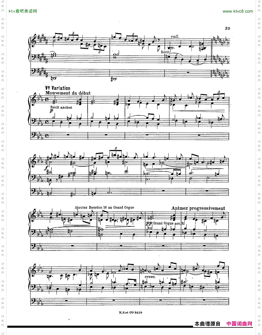 Berthier,Paul-VariationspourGrandorgue