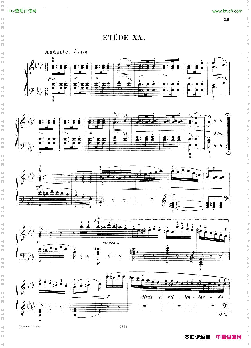 HenriBertini1798-1876-25EasyEtudes,Op.100