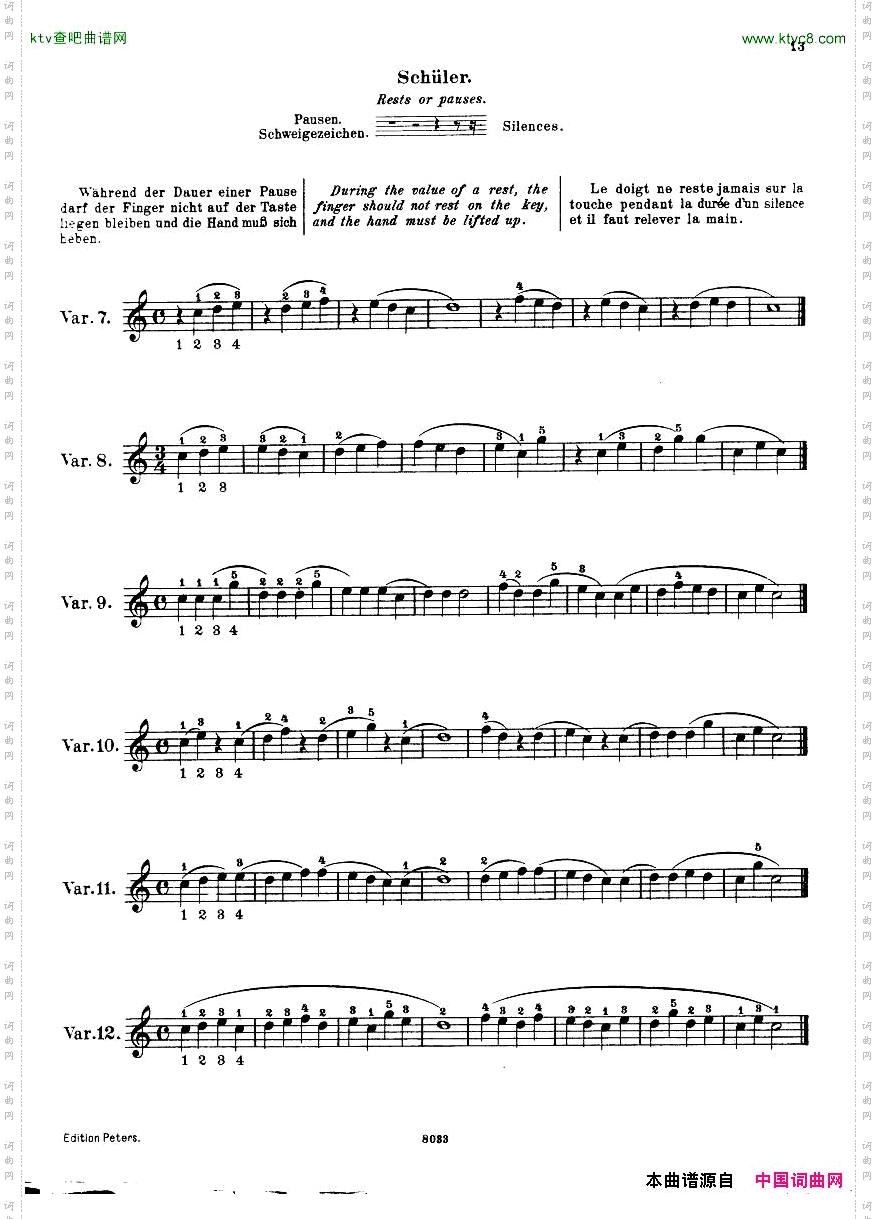 FerdinandBeyer1803-1863-VorschuleimKlavierspiel,Op.101c1851一