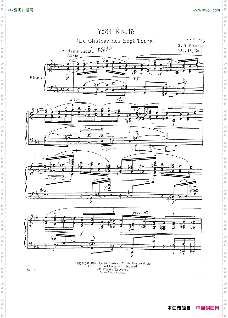 Blanchet-Op.18Turquie