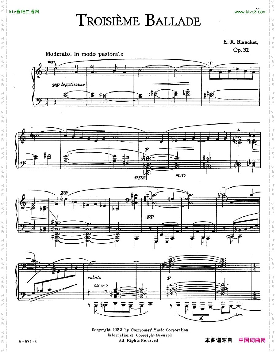 Blanchet-Op.32TroisiemeBallade