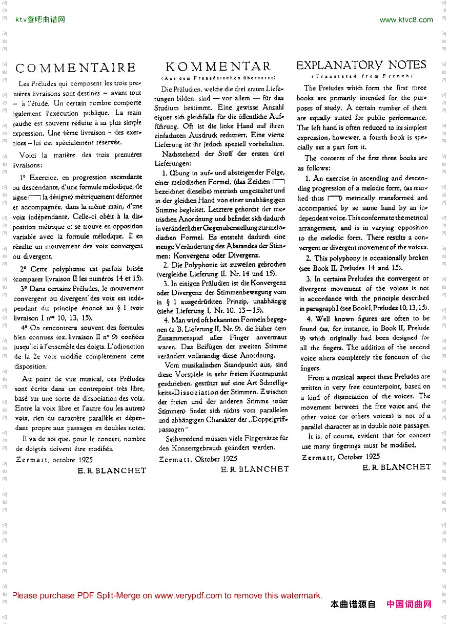 Blanchet-Op.41-64Preludes四