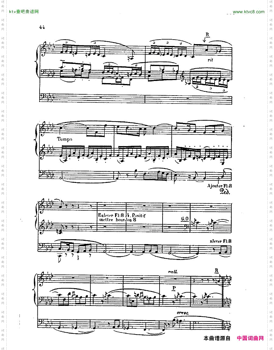 Blin,ReneSymphoniemvt3soloorgan