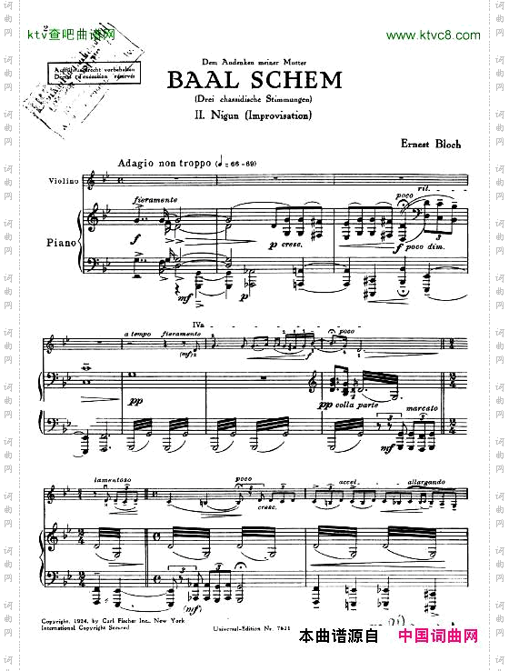 BlochBaalShem2Nigunvln+pno