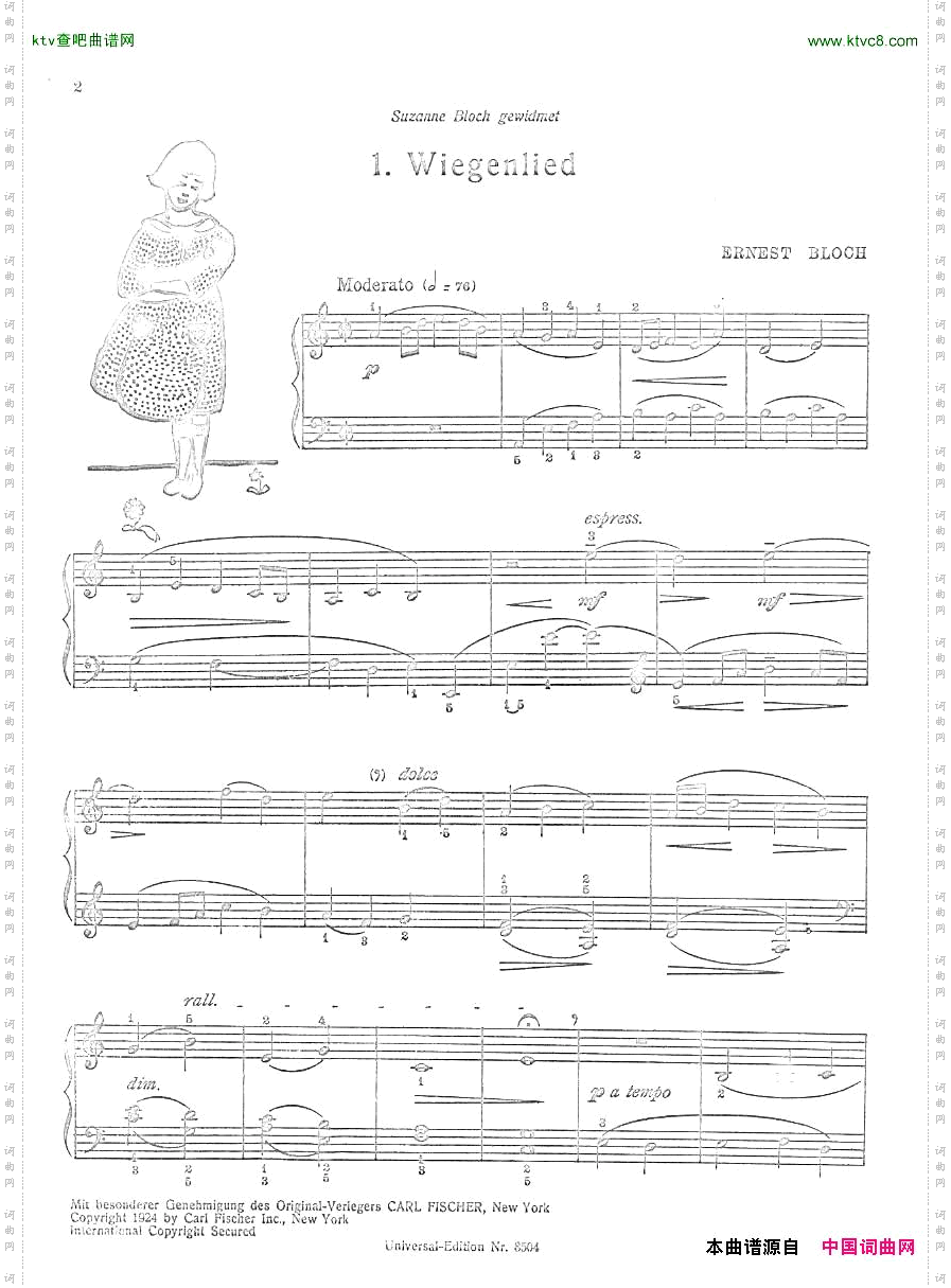Bloch_Enfantines_Pieces_for_children_Book1