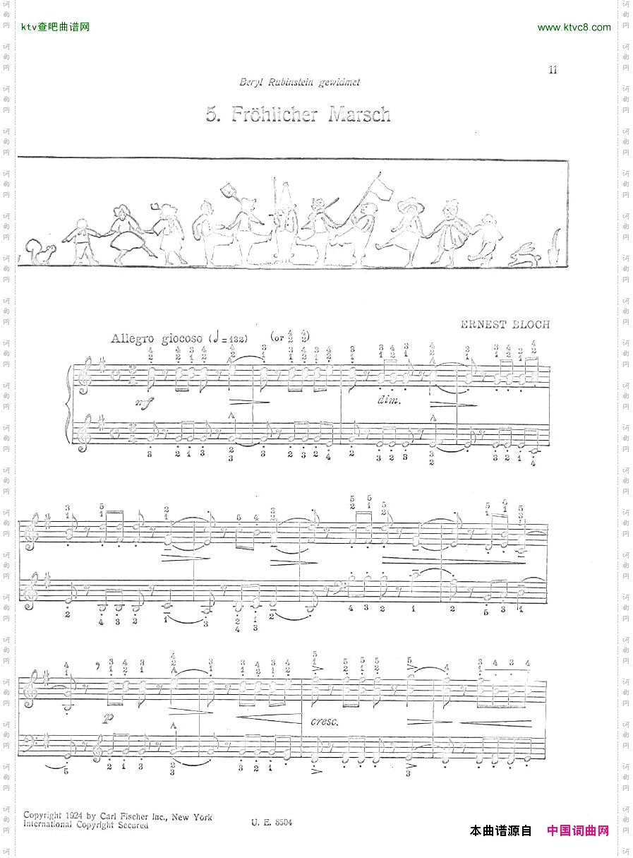 Bloch_Enfantines_Pieces_for_children_Book1