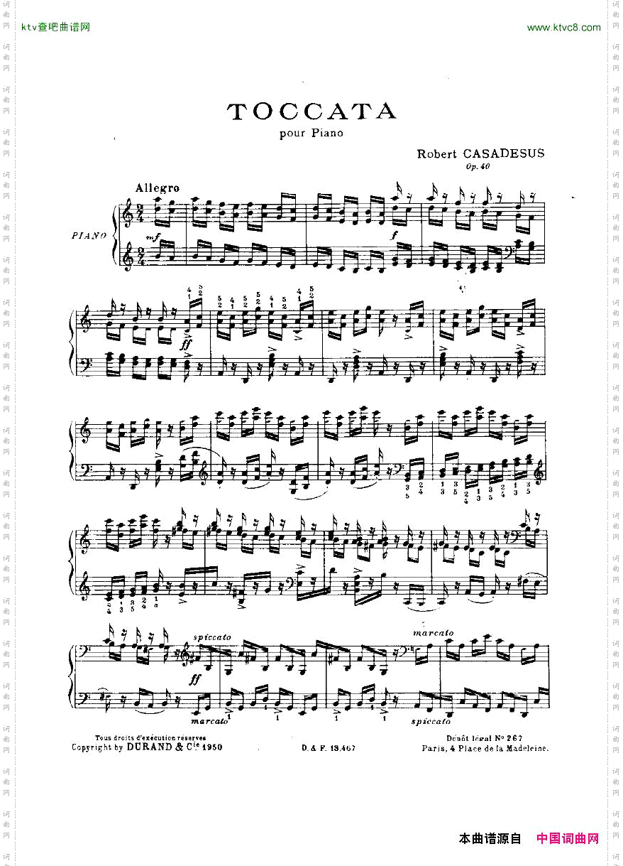 Casadesus-Toccata