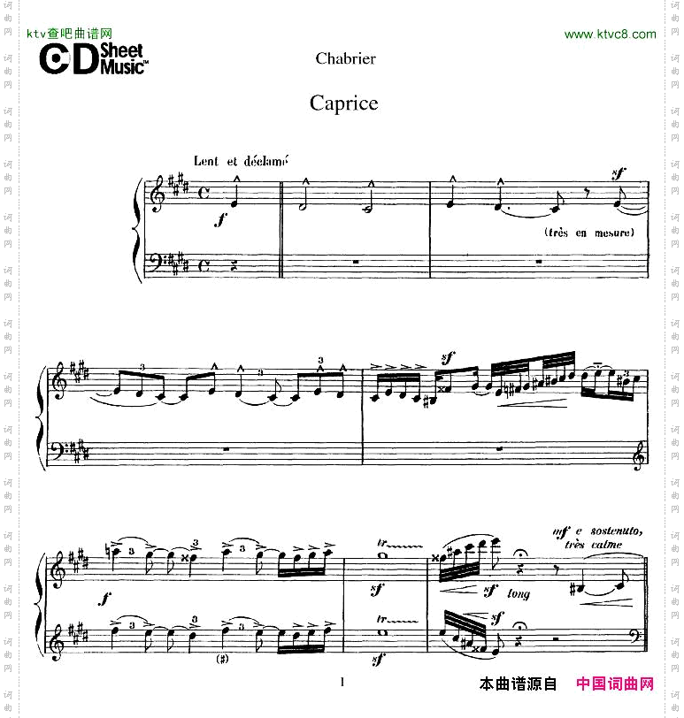 Chabrier-Caprice