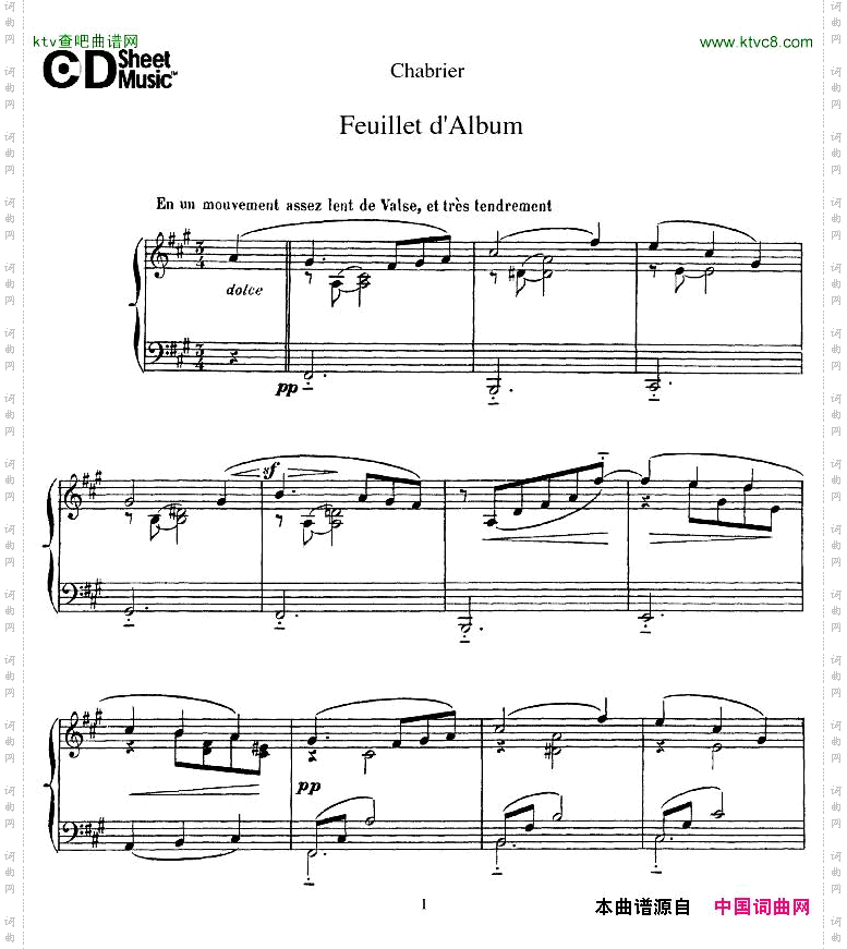 Chabrier-Feuilletd’lbum