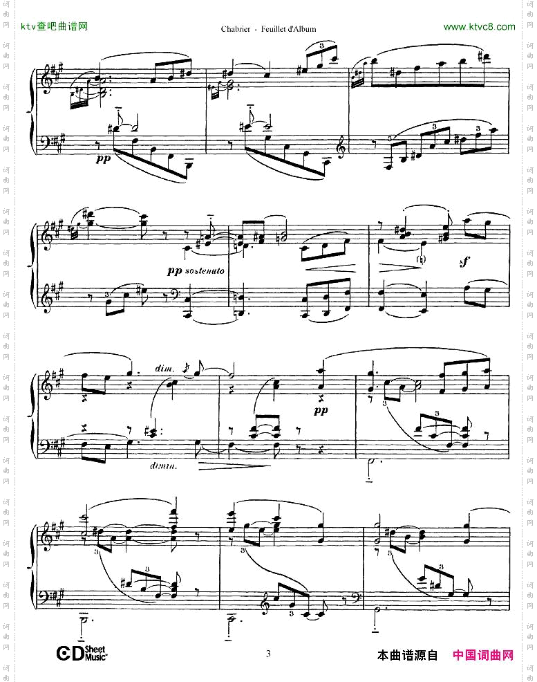 Chabrier-Feuilletd’lbum