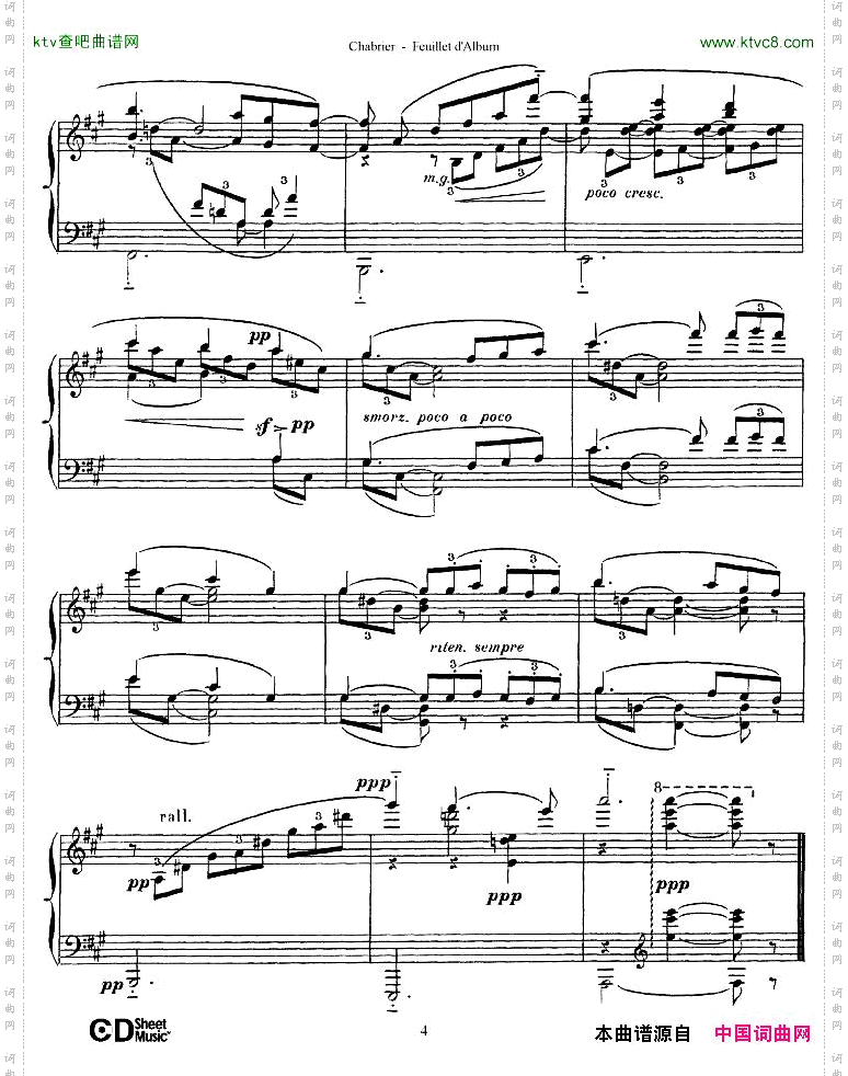 Chabrier-Feuilletd’lbum