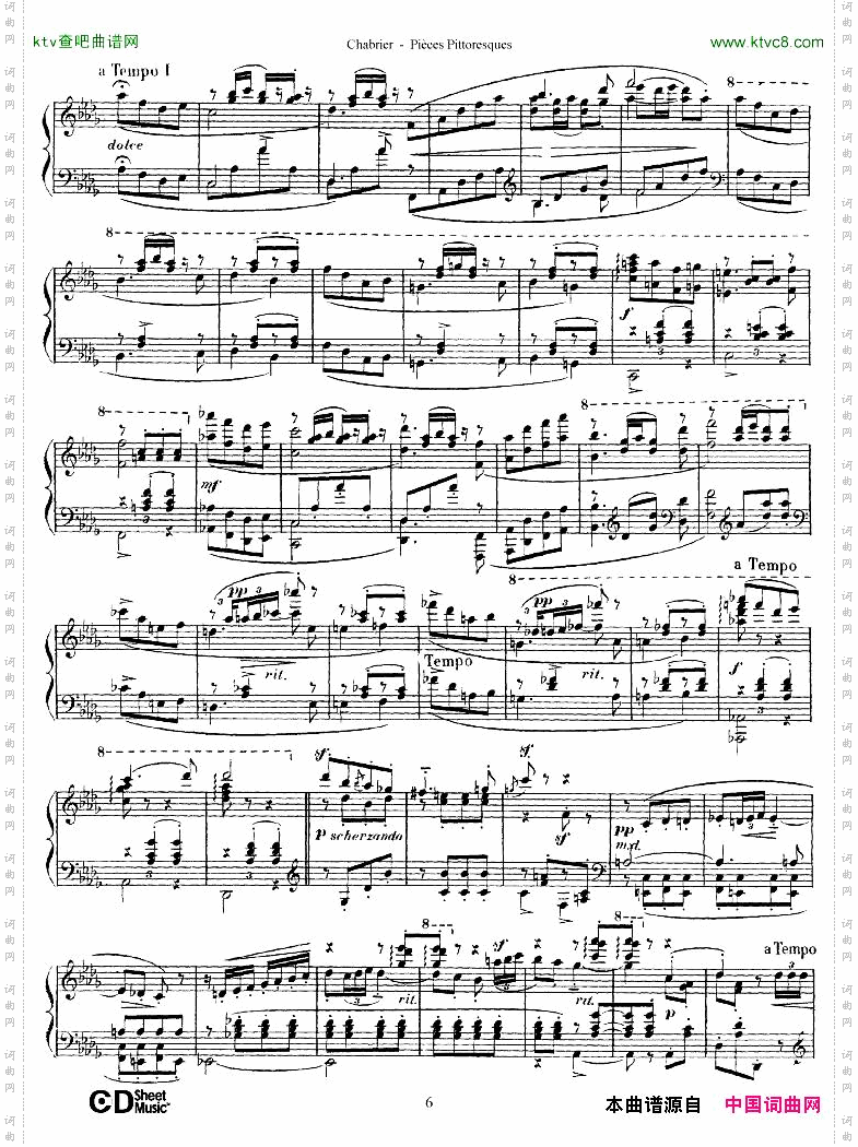 Chabrier-PiècesPittoresques1-6