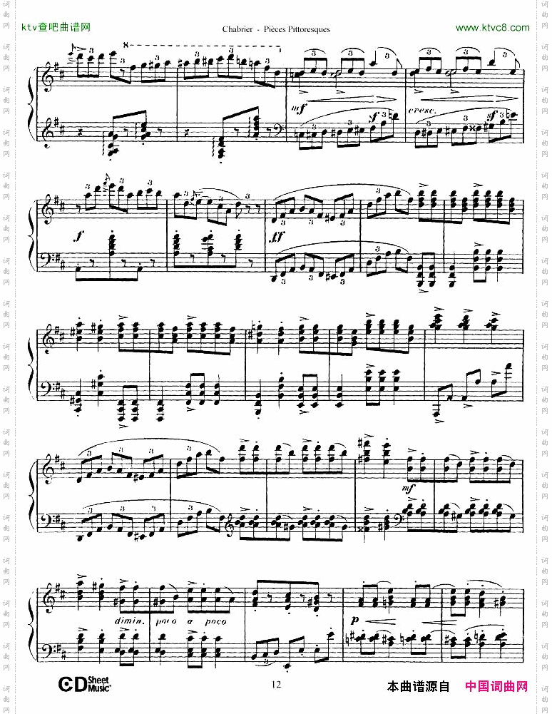 Chabrier-PiècesPittoresques1-6