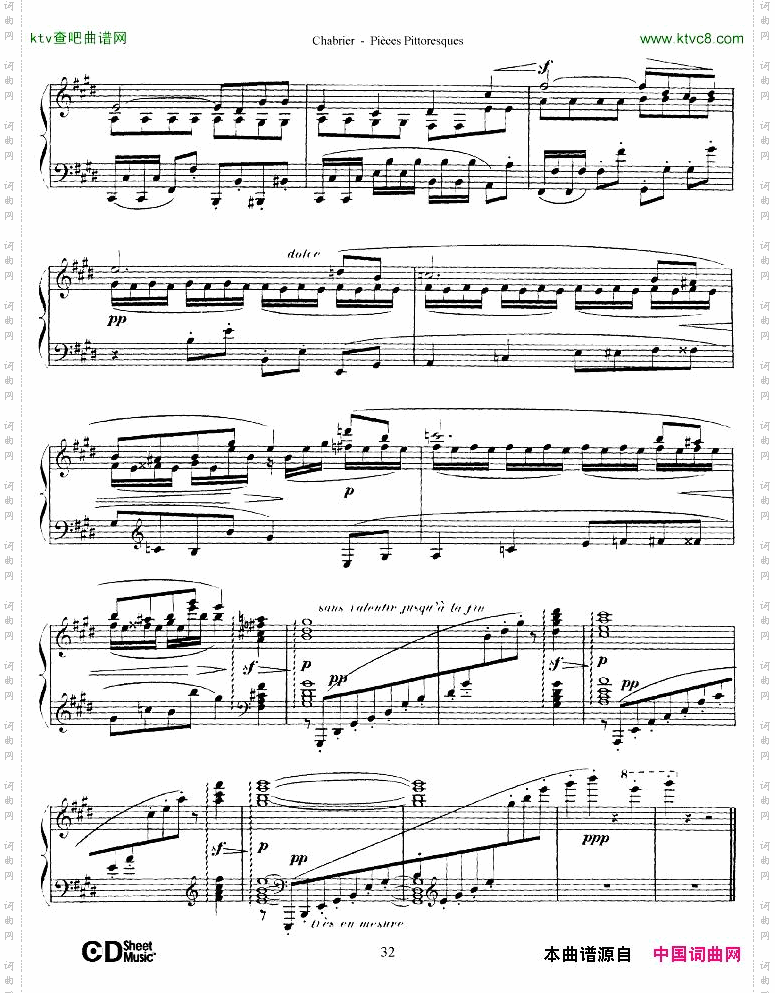 Chabrier-PiècesPittoresques7-10