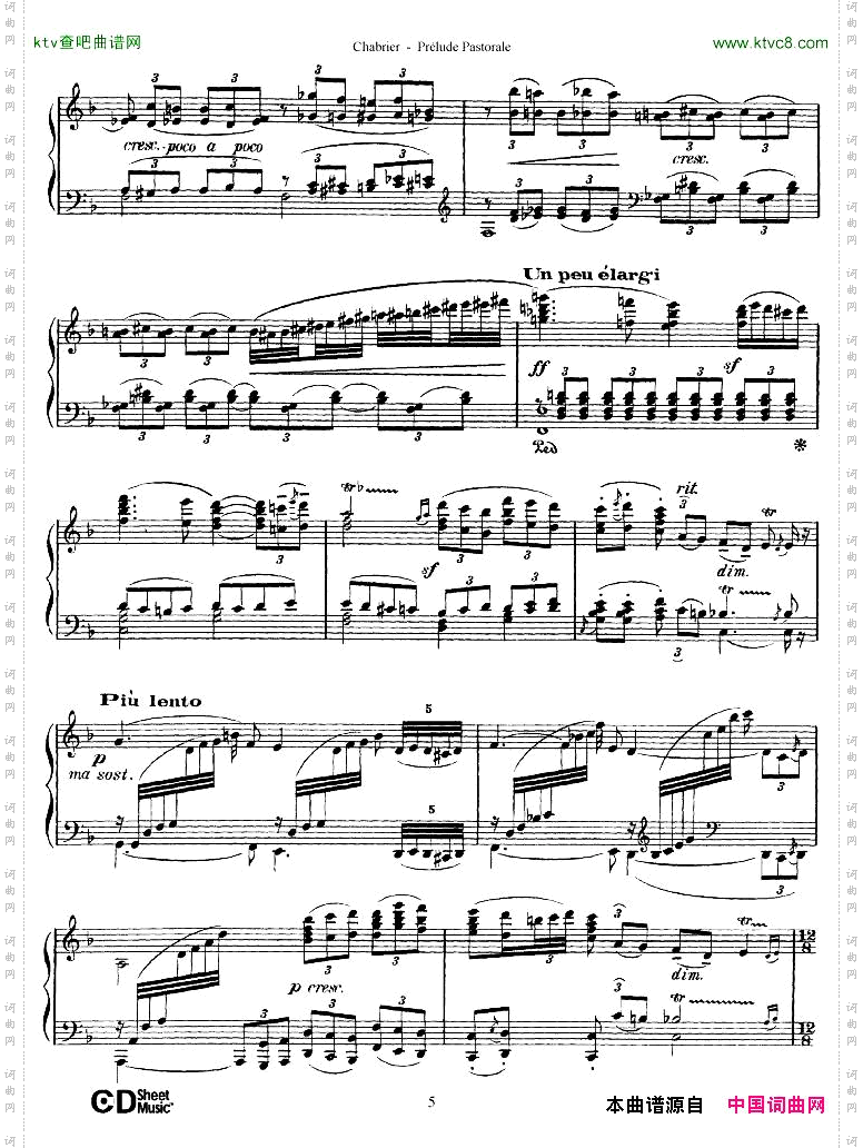 Chabrier-PreludePastorale