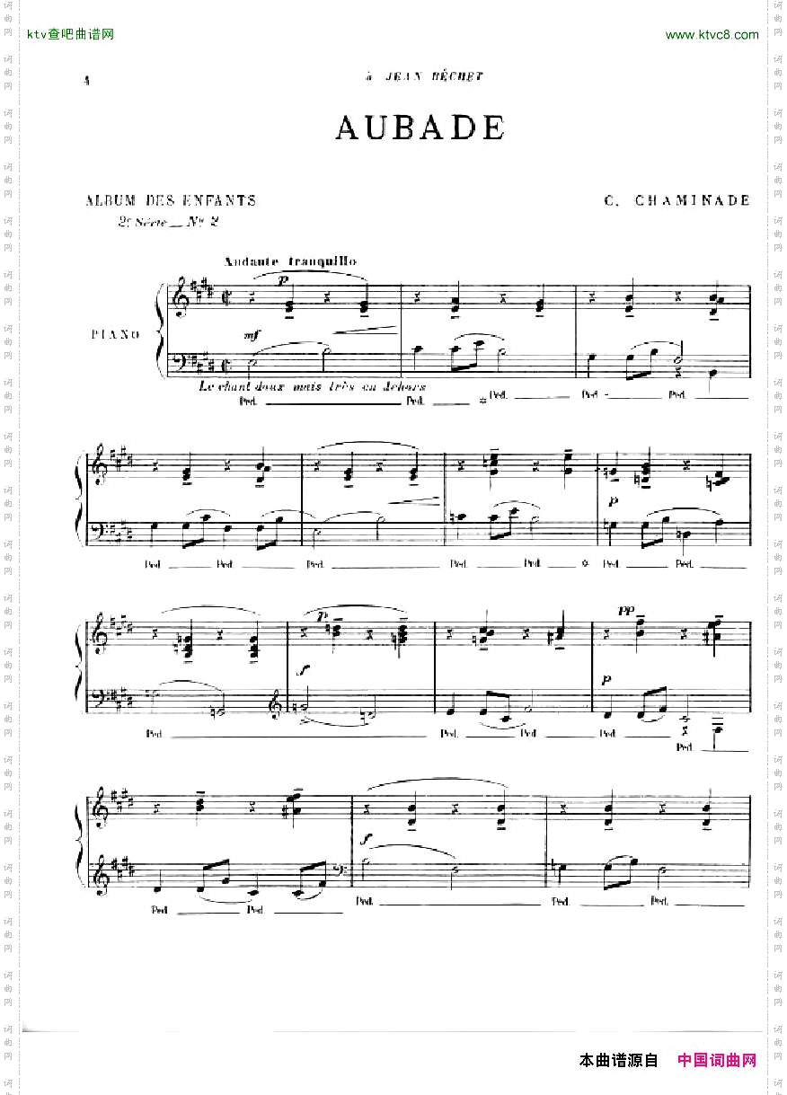 ChaminadeAlbumdesenfants2esérieop.126