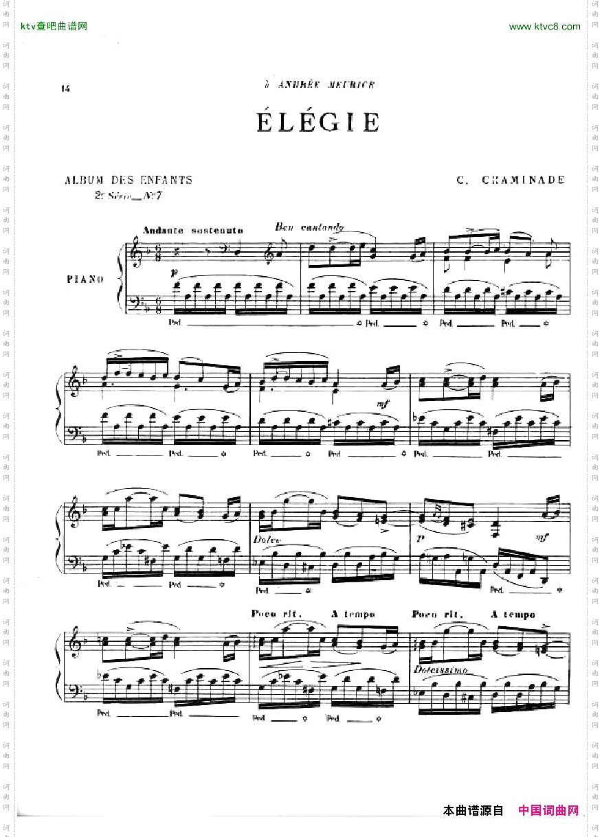 ChaminadeAlbumdesenfants2esérieop.126