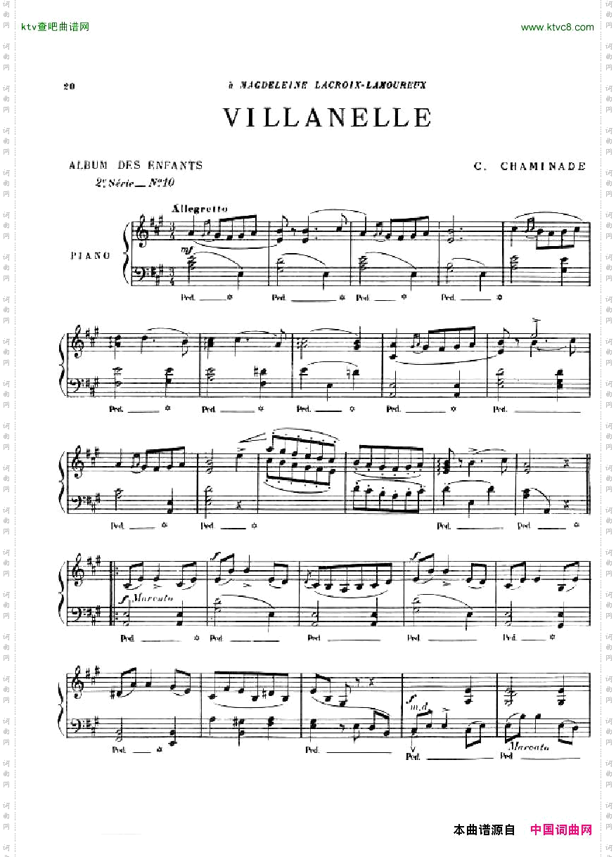 ChaminadeAlbumdesenfants2esérieop.126