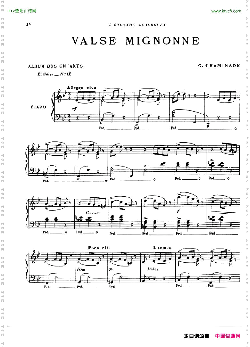 ChaminadeAlbumdesenfants2esérieop.126