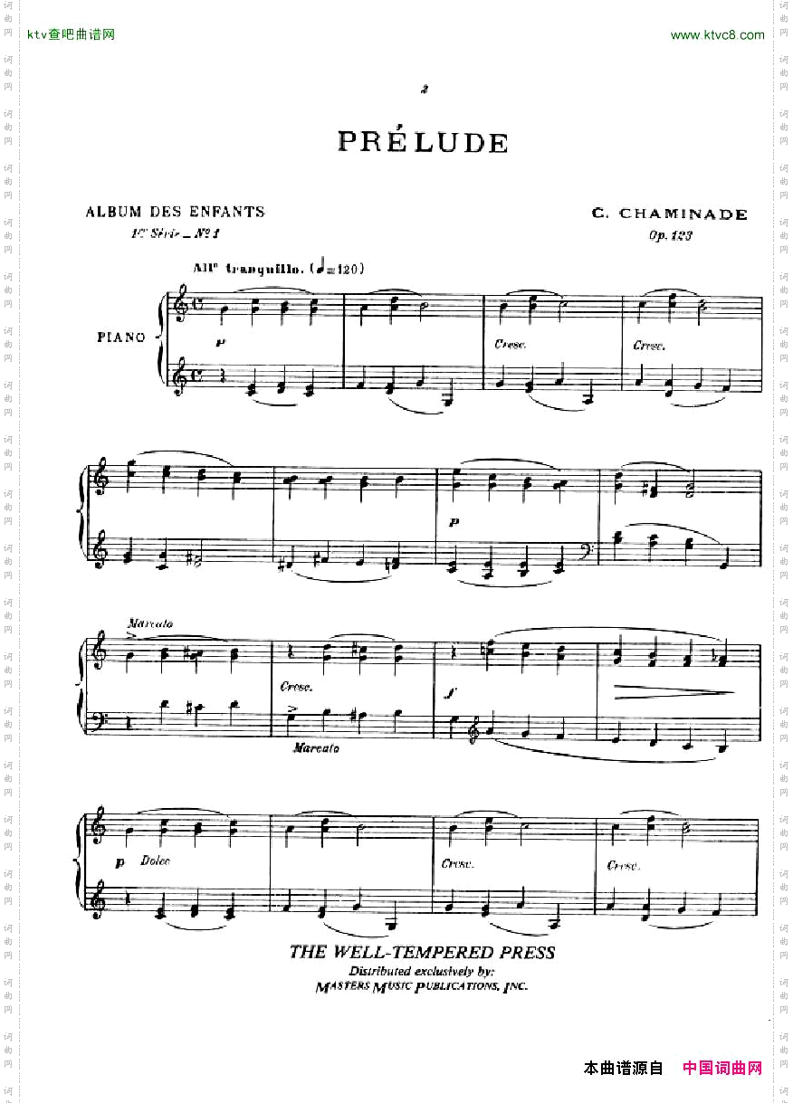 ChaminadeAlbumdesEnfants,op.123