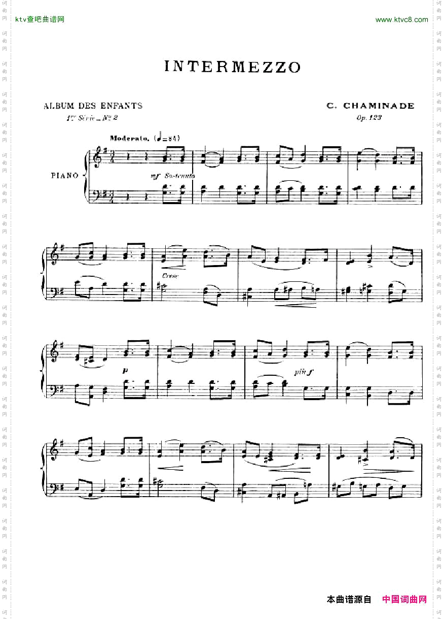 ChaminadeAlbumdesEnfants,op.123