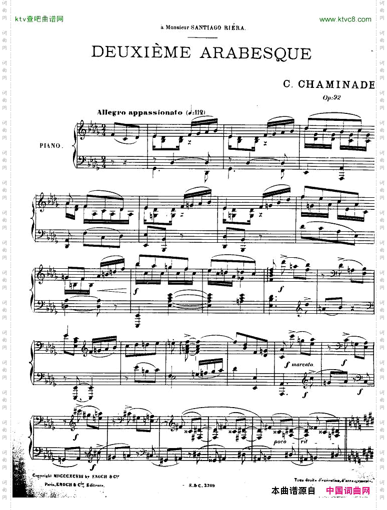 Chaminadeop922earabesque