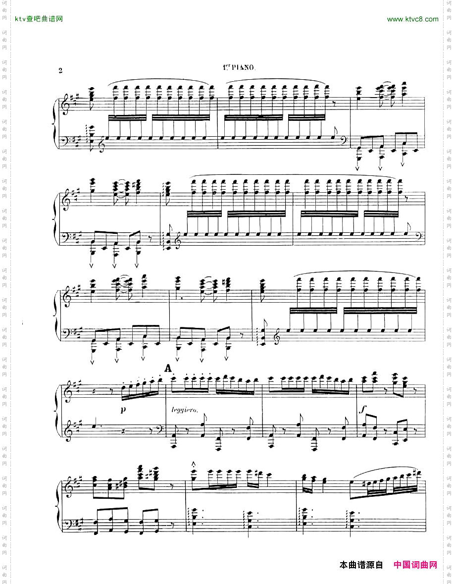 Chaminade,Cecil-LaSevillanefor2pianos,4hands