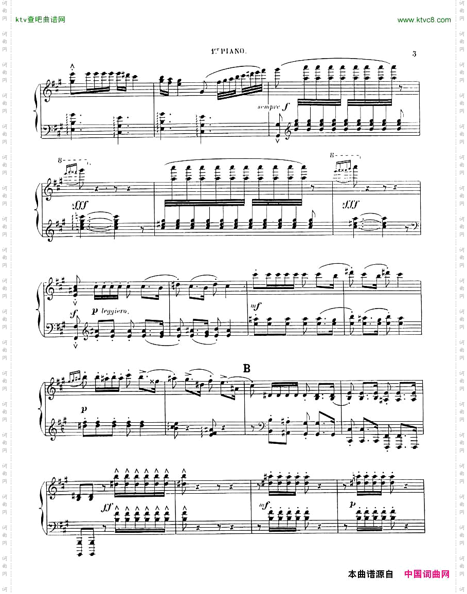Chaminade,Cecil-LaSevillanefor2pianos,4hands