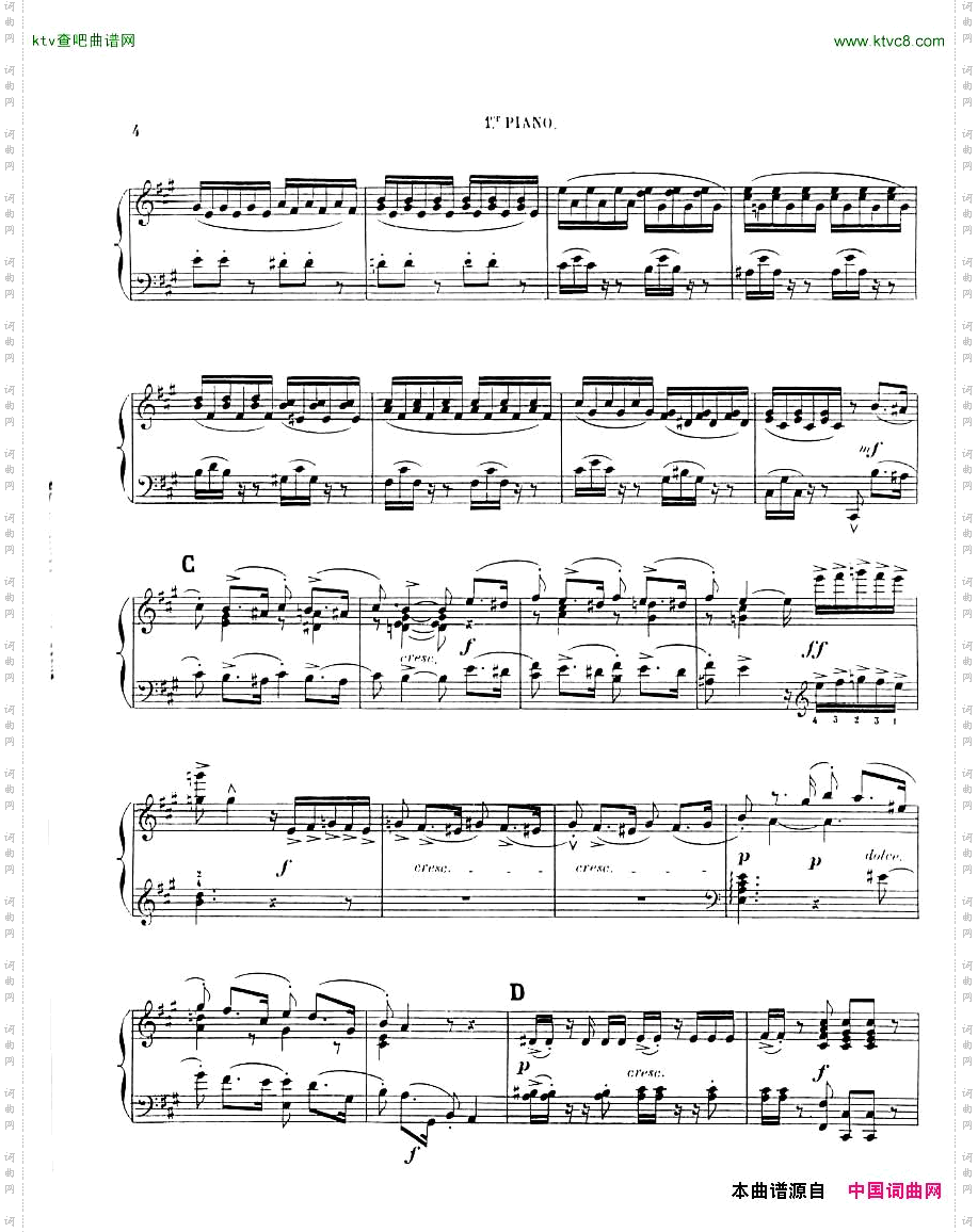 Chaminade,Cecil-LaSevillanefor2pianos,4hands