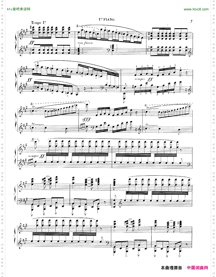 Chaminade,Cecil-LaSevillanefor2pianos,4hands