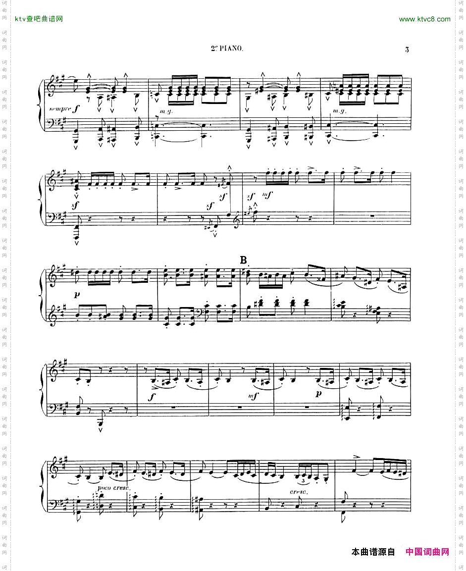 Chaminade,Cecil-LaSevillanefor2pianos,4hands