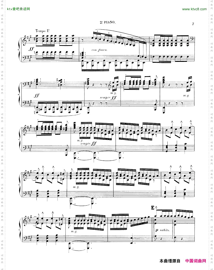 Chaminade,Cecil-LaSevillanefor2pianos,4hands