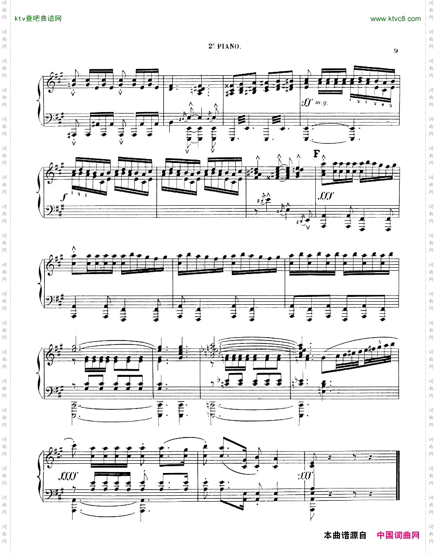 Chaminade,Cecil-LaSevillanefor2pianos,4hands
