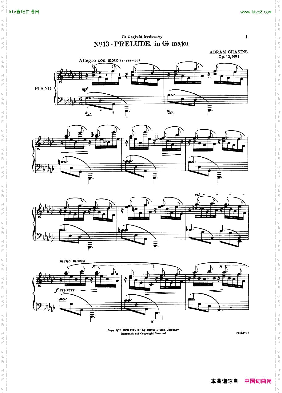 Chasins_12_6Preludes_Book3