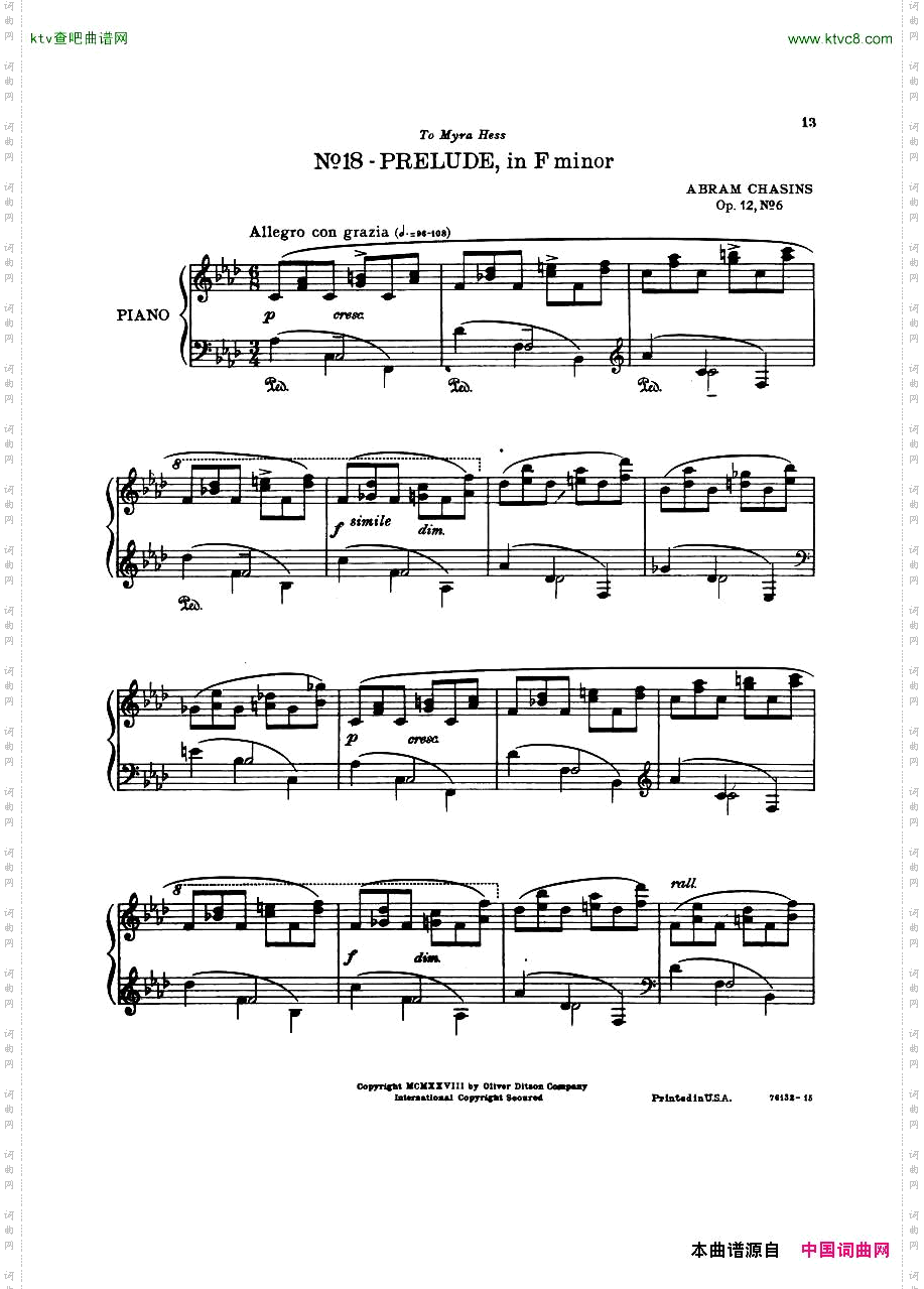 Chasins_12_6Preludes_Book3