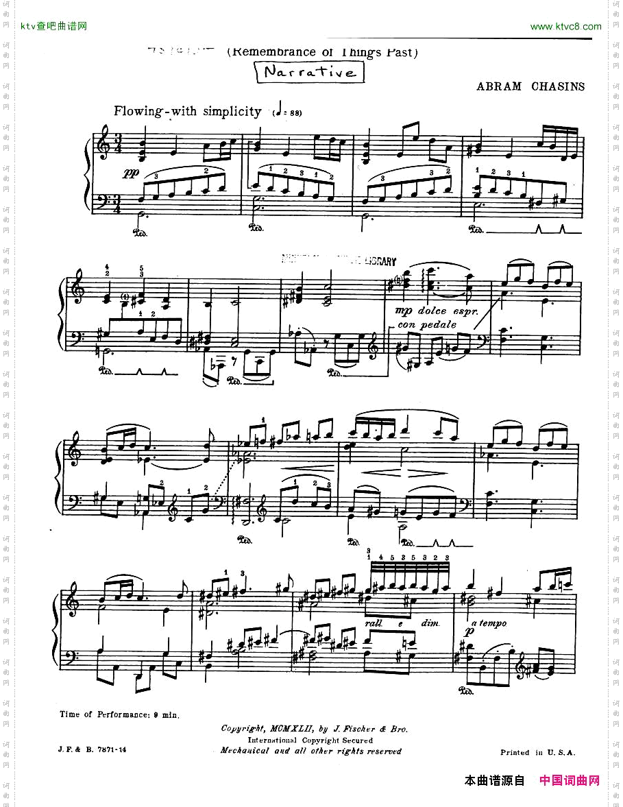 Chasins_ThreeChinesePieces,Narrative