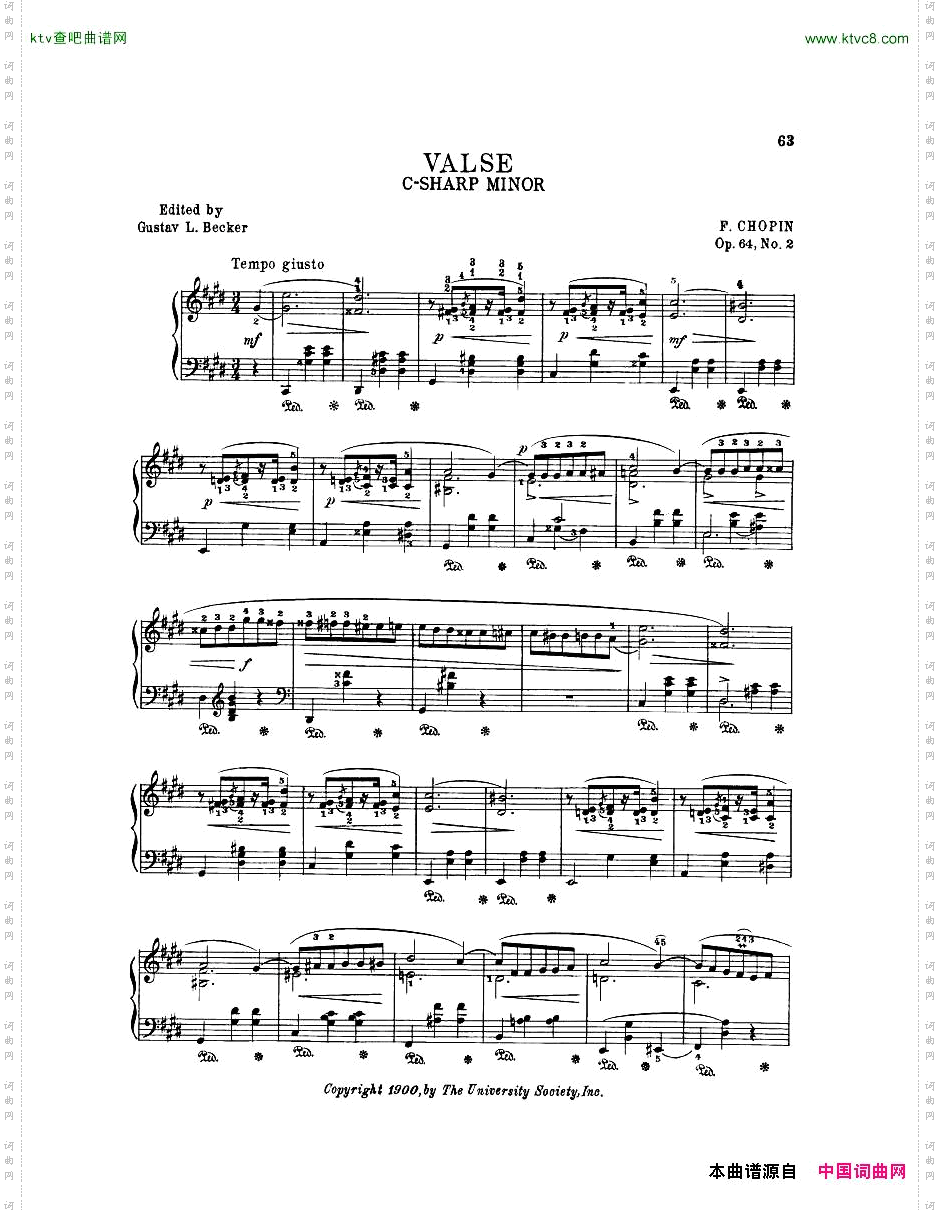 Chopin-Op.64,No.2,WaltzinC#minor§